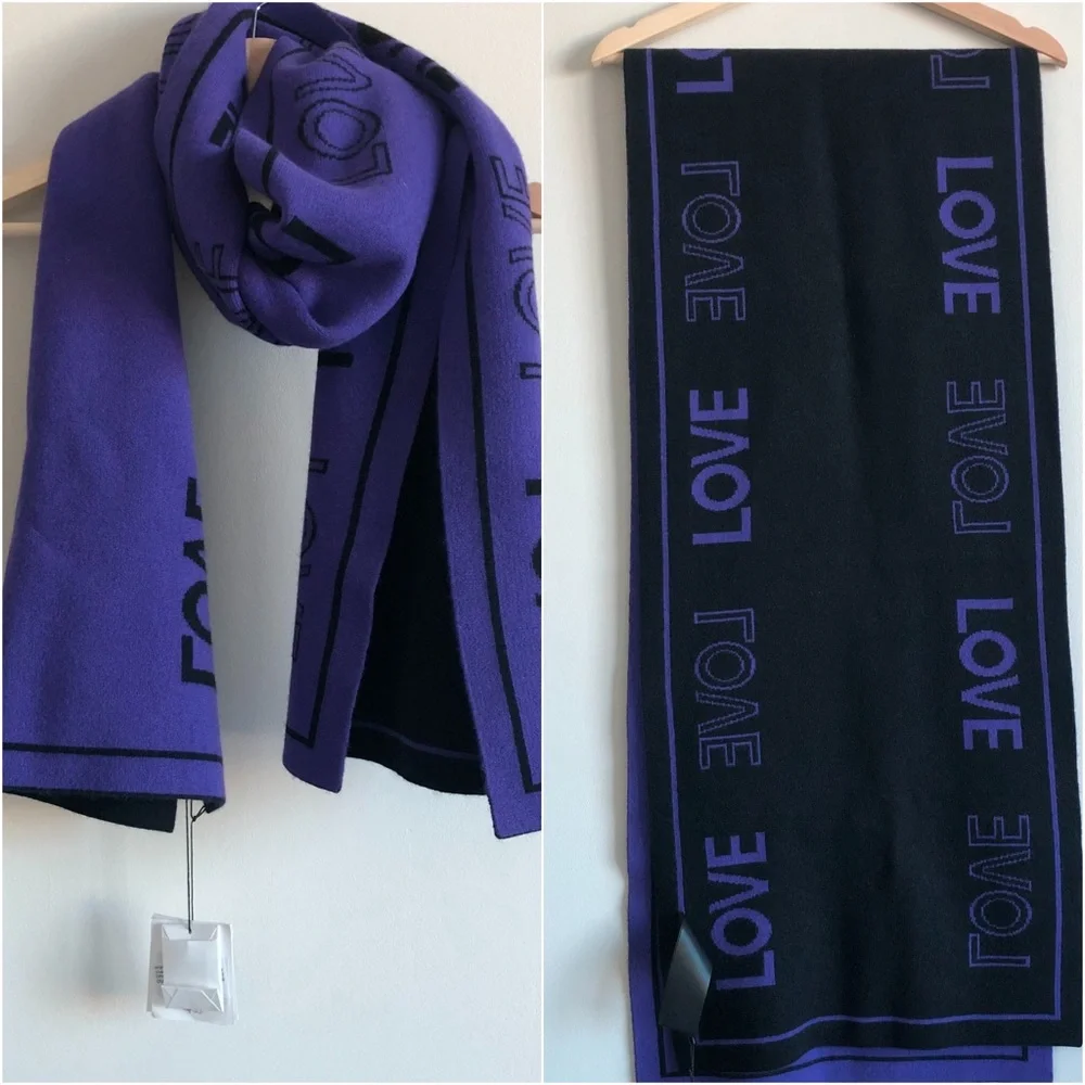 SANDRO Love Wool Blended Scarf